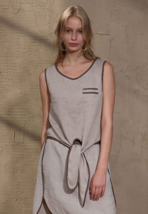 linine palaidine uzrišama mazgu